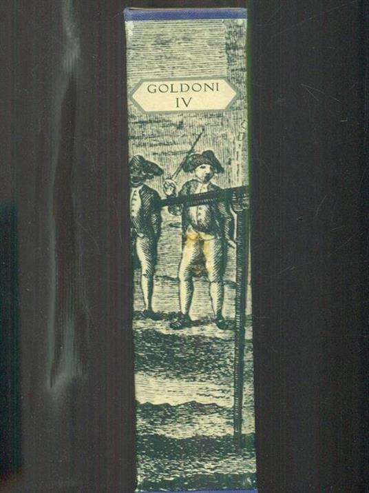 Goldoni IV - Giuseppe Ortolani - copertina