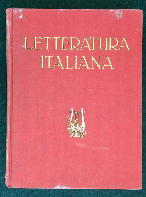 Storia della letteratura italiana. 4 volumi