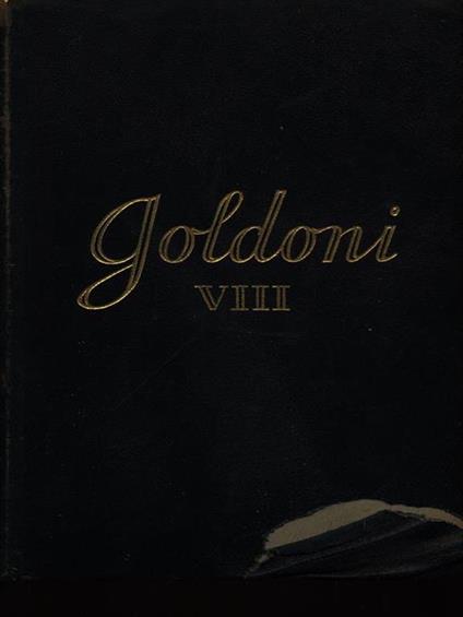 Goldoni VIII - Giuseppe Ortolani - copertina