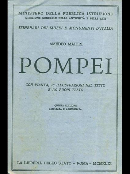 Pompei - Amedeo Maiuri - copertina