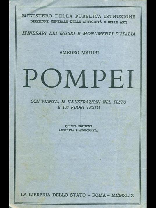 Pompei - Amedeo Maiuri - copertina