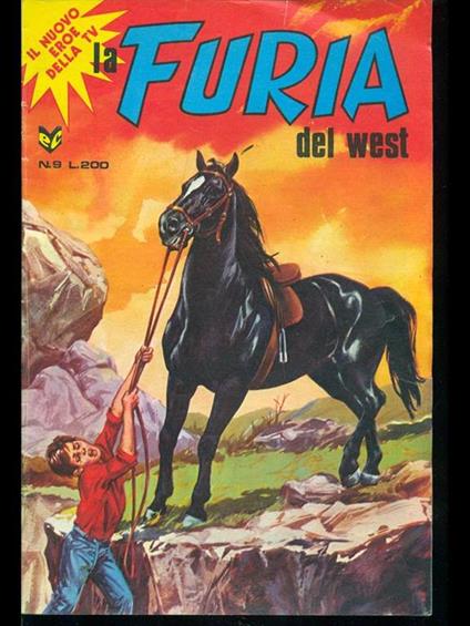 La Furia del West n. 9 1977 - copertina