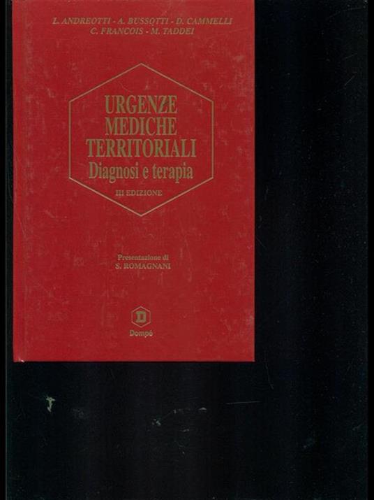 Urgenze mediche territoriali - copertina