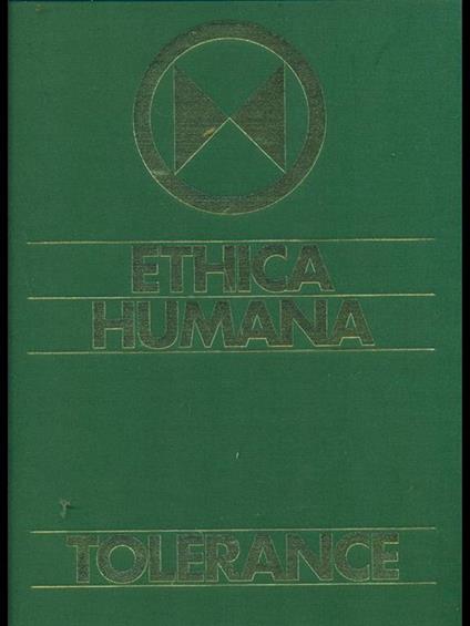 Hetica Humana Tolerance - Roland Wolf - copertina