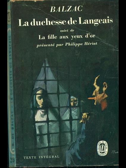 La duchesse de Langeais - Honoré de Balzac - copertina