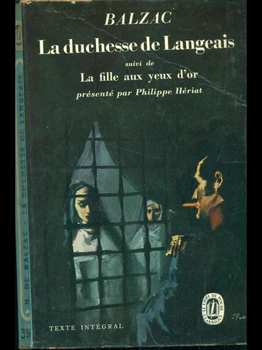 La duchesse de Langeais - Honoré de Balzac - copertina