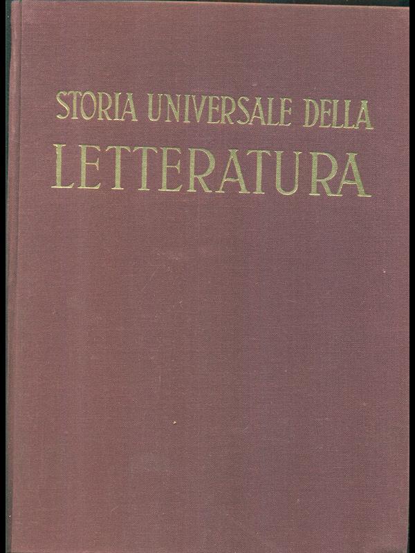 Storia universale della letteratura. Vol. II