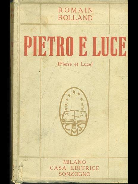 Pietro e Luce - Romain Rolland - copertina