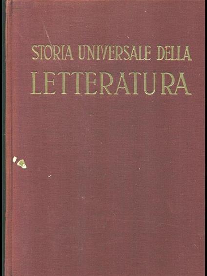Storia universale della letteratura II - Giacomo Prampolini - copertina