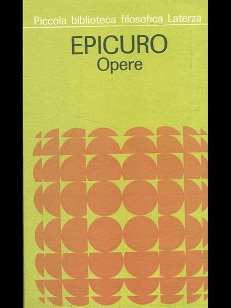 Opere - Epicuro - 7