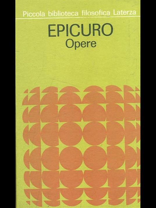 Opere - Epicuro - 3
