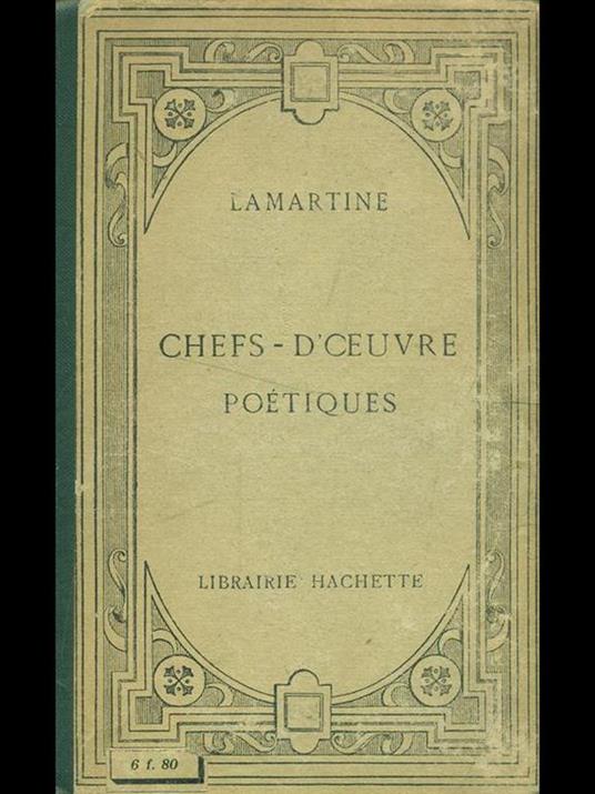 Chefs-d'oeuvre poetiques - Alphonse de Lamartine - 3