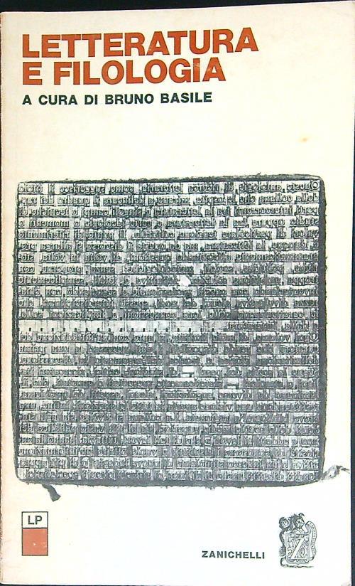 Letteratura e filologia