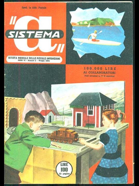 Il sistema A. anno VI. Numero 5. Maggio 1954 - copertina