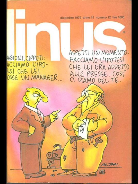 Linus dicembre 1979 anno 15/ numero12 - copertina