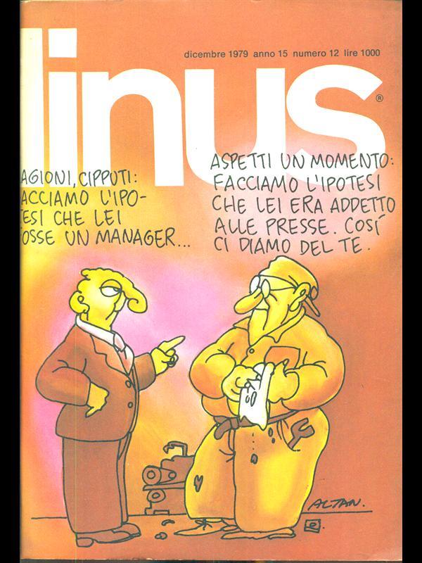 Linus dicembre 1979 anno 15/ numero12
