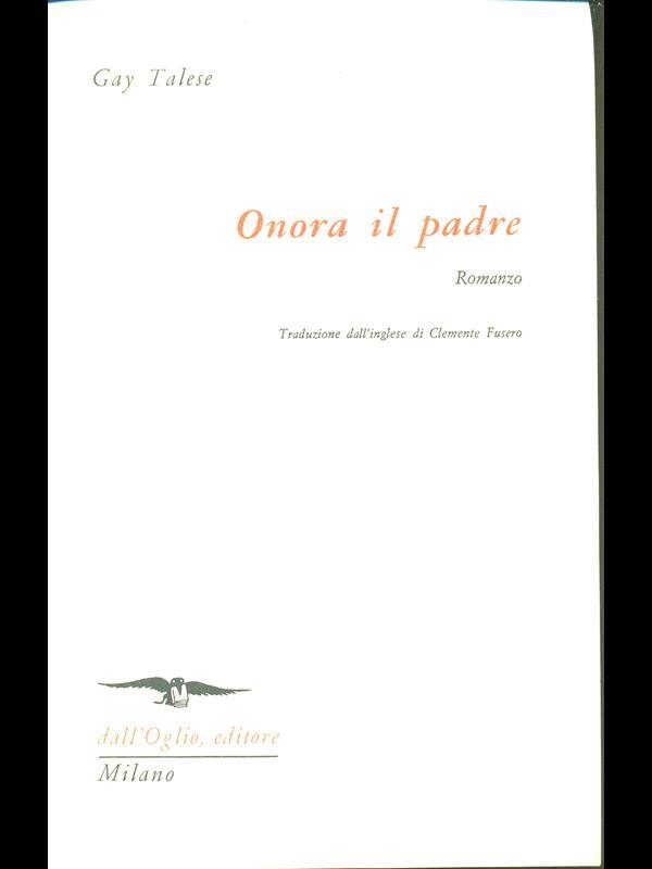 Onora il padre