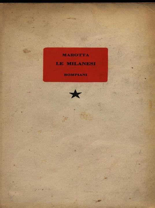 Le milanesi - Giuseppe Marotta - copertina