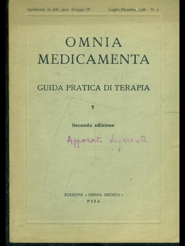 Guida pratica di terapia: Omnia medicamentavol. 7