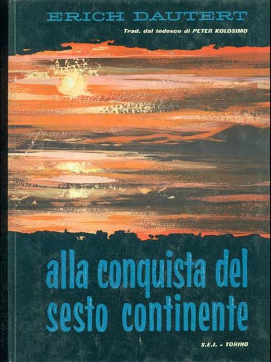 Alla conquista del sesto continente - copertina