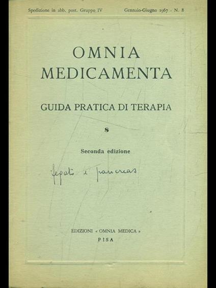 Omnia medicamenta: guida pratica di terapiavol. 8 - copertina