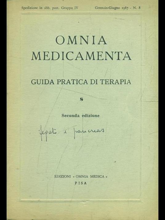 Omnia medicamenta: guida pratica di terapiavol. 8 - copertina