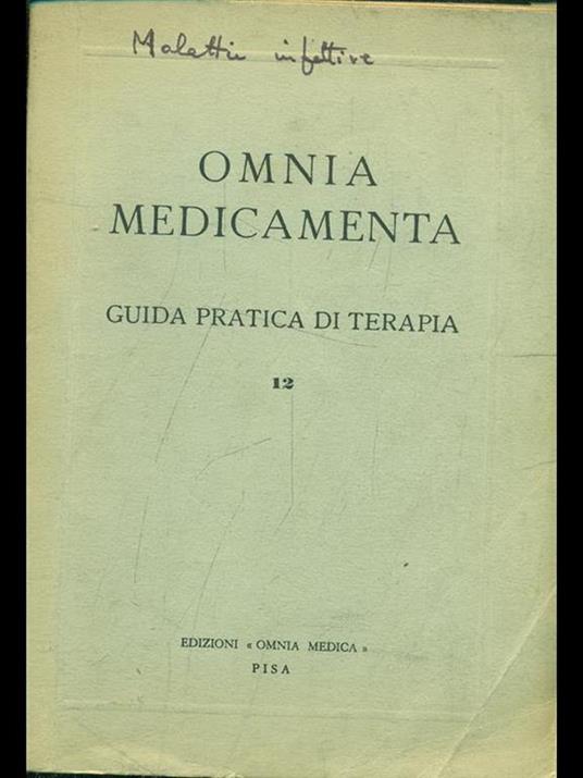 Omnia medicamenta: guida pratica di terapiavol. 12 - copertina