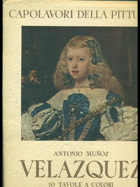 Velazquez - Antonio Muñoz - copertina
