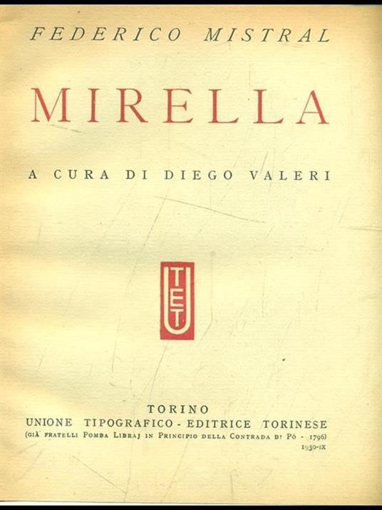 Mirella - Frédéric Mistral - 2