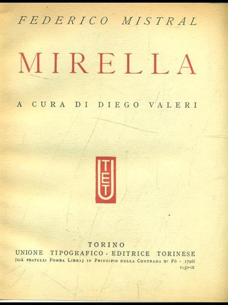 Mirella - Frédéric Mistral - 3