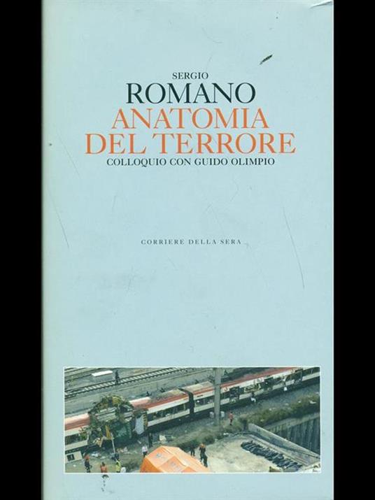 Anatomia del terrore. Colloquio con Guido Olimpio - Sergio Romano,Guido Olimpio - copertina