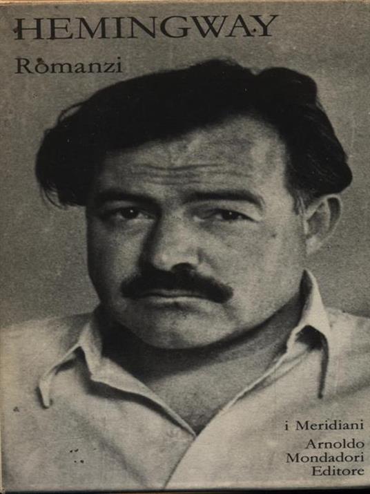 Romanzi - Ernest Hemingway - copertina