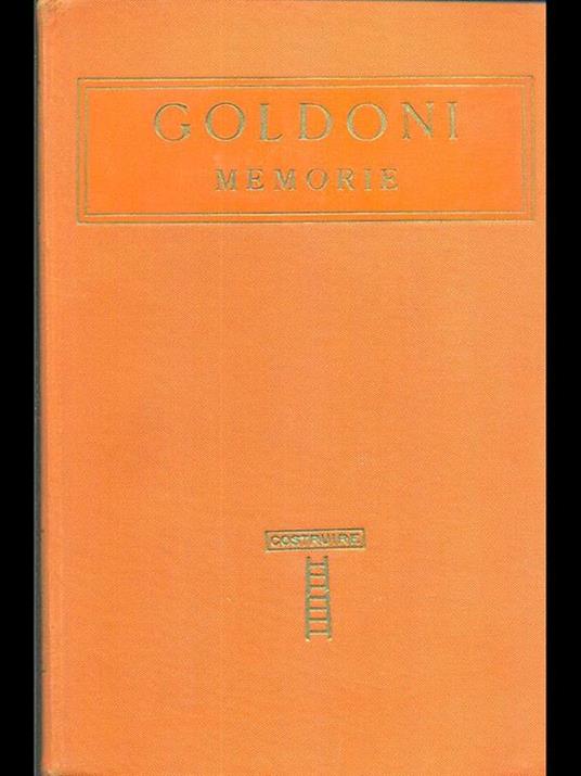 Memorie. Vol. I - Carlo Goldoni - copertina