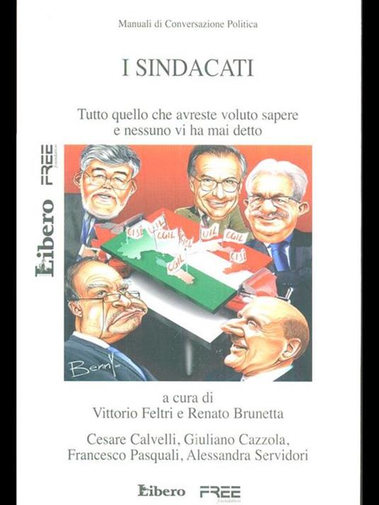 I sindacati - Vittorio Feltri,Renato Brunetta - copertina
