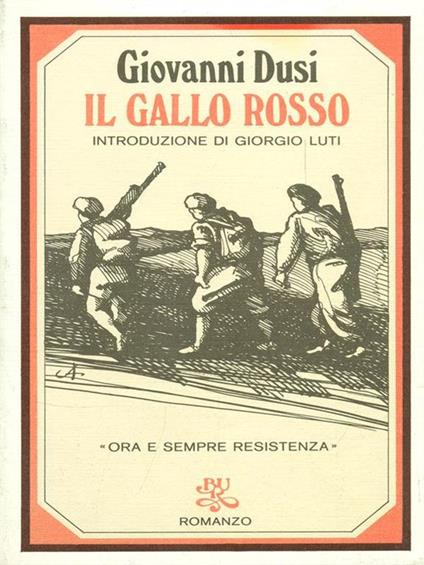 Il gallo rosso - Giovanni Dusi - copertina