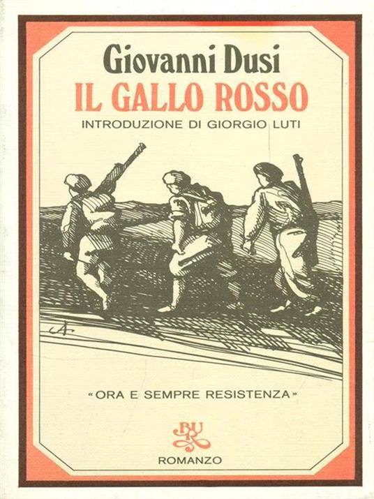Il gallo rosso - Giovanni Dusi - copertina