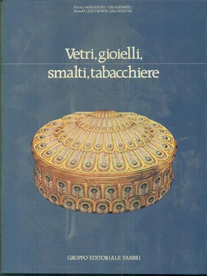 Vetri, gioielli, smalti, tabacchiere - copertina