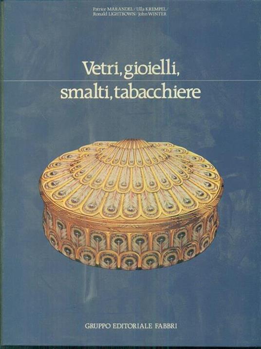 Vetri, gioielli, smalti, tabacchiere - copertina