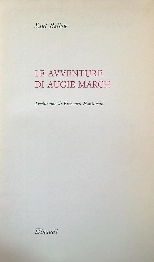 Le avventure di Augie March