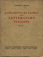 Lineamenti di storia della letteratura italiana vol I