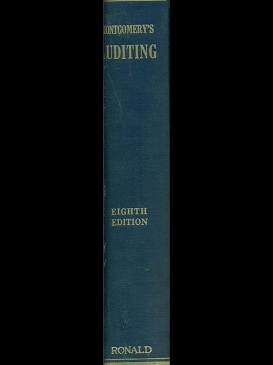 Montgomery's Auditing - copertina
