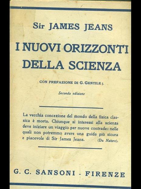 I nuovi orizzonti della scienza - James Jeans - 4