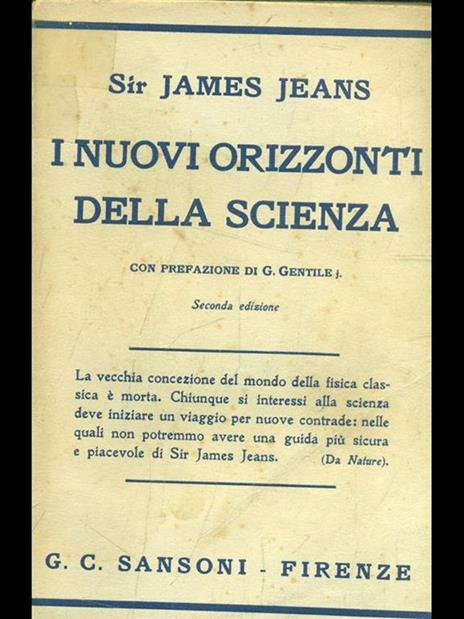 I nuovi orizzonti della scienza - James Jeans - 2