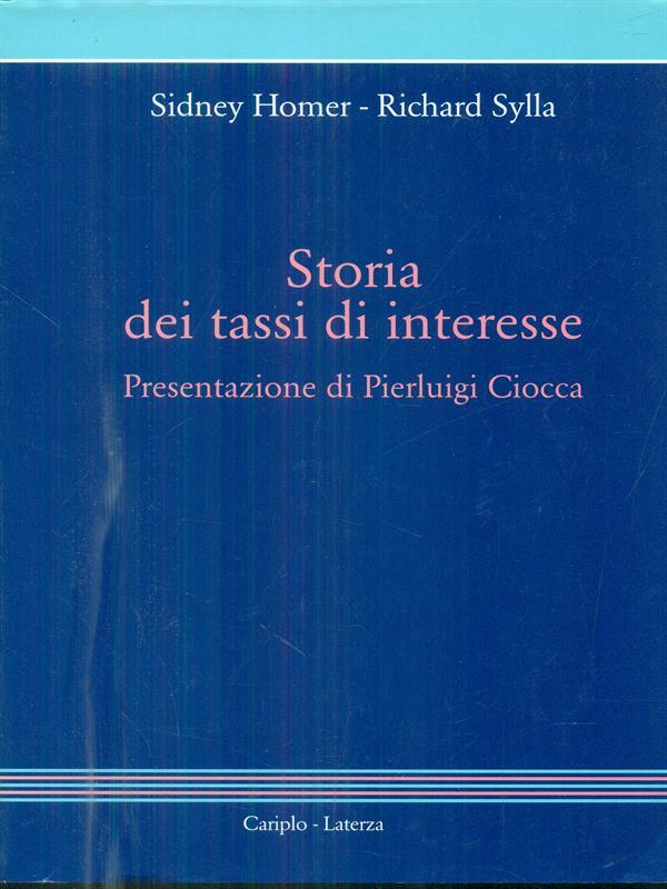 Storia dei tassi di interesse