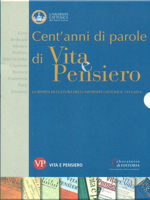 Cent'anni di parole di Vita e Pensiero
