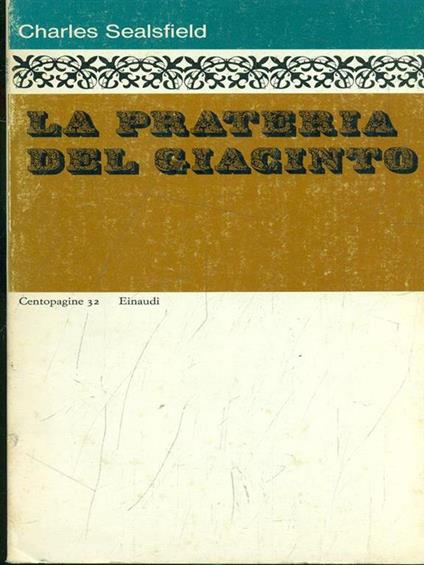 La prateria del giacinto - copertina