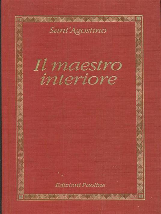 Il maestro interiore - Agostino (sant') - copertina