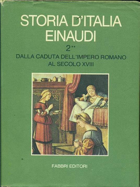 Storia d'Italia Einaudi Vol. 2 tomo2 - copertina