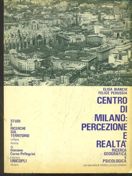Centro di Milano: percezione e realtà - copertina