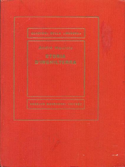 Storia d'Inghilterra - André Maurois - copertina